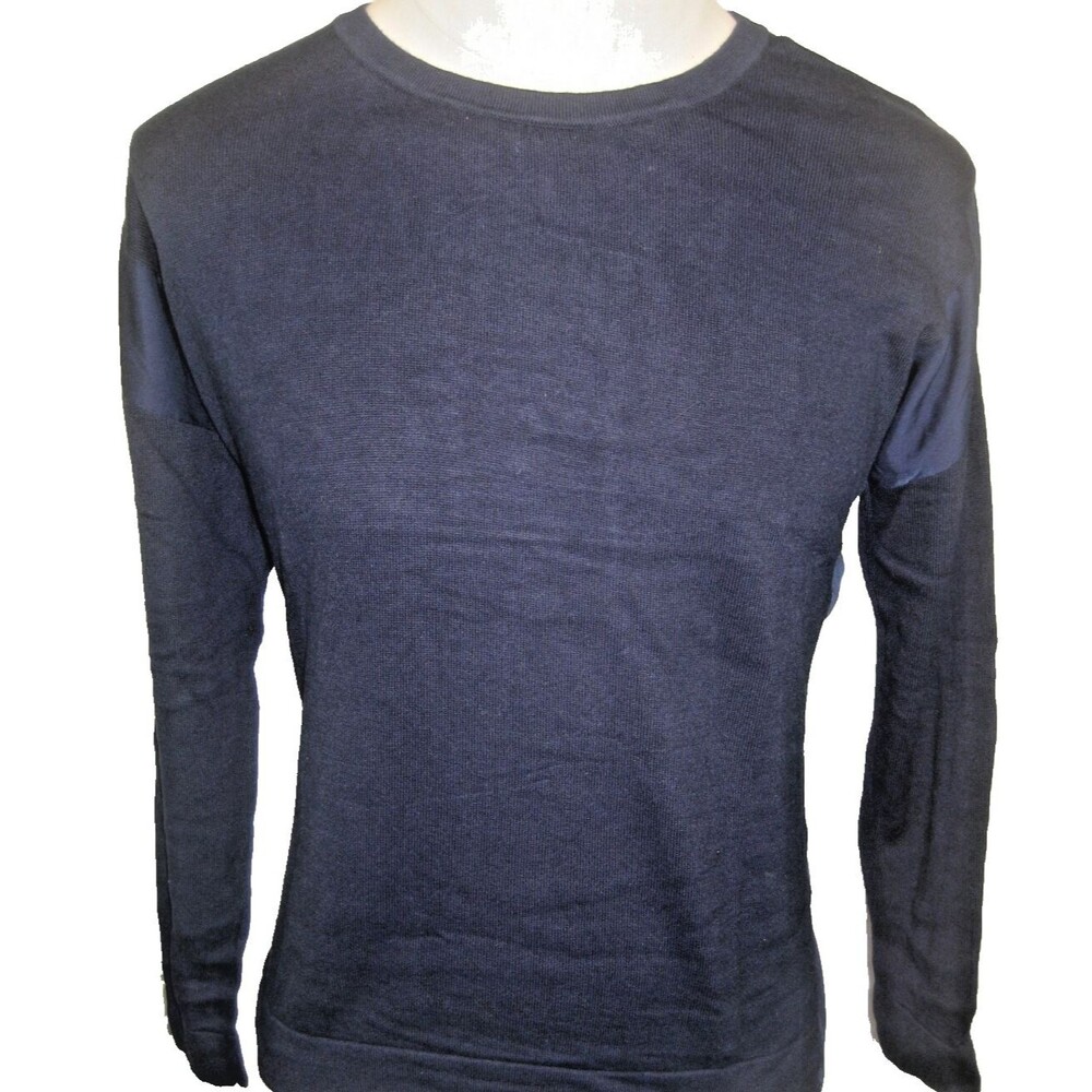Womens Banana Republic Navy Crew Neck Pullover Sweater sz Med